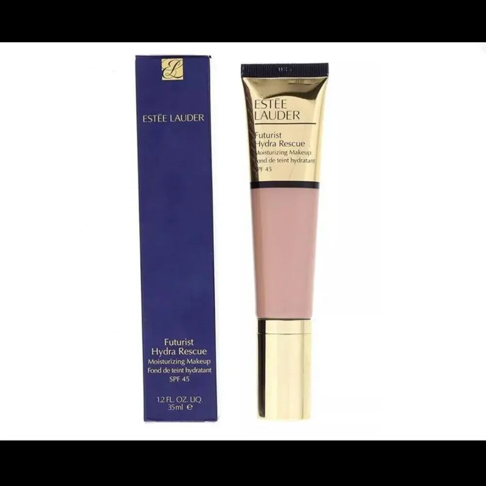 Estee Lauder Futurist Hydra Rescue Moisturizing Makeup Spf45  3C2 Pebble 1.2oz N